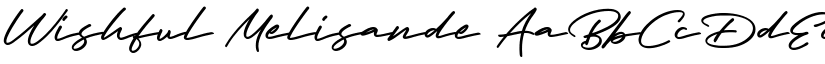 Wishful Melisande font download