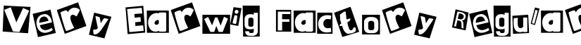 Very Earwig Factory font download