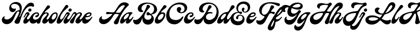 Nicholine font download