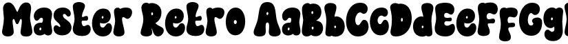 Master Retro font