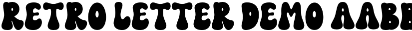 Retro Letter Demo font