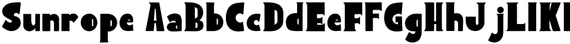 Sunrope font download