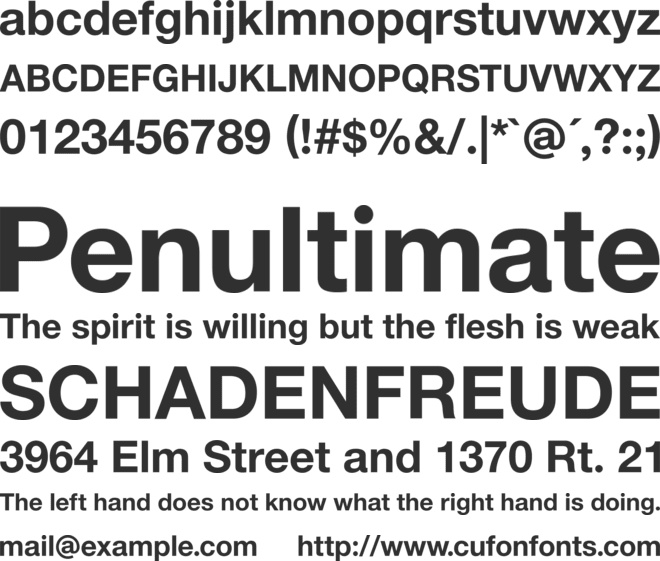 HelveticaforTarget-Bold font preview