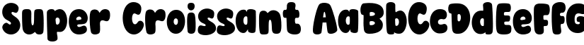 Super Croissant font download