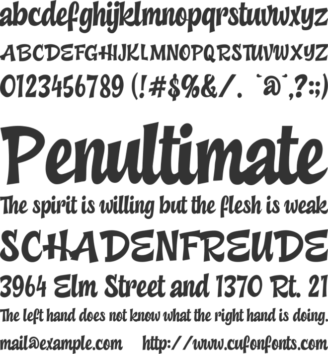 Royal Cocktail font preview