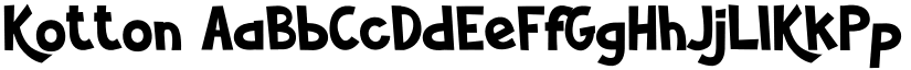 Kotton font download