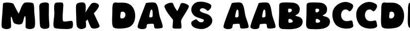 Milk Days font
