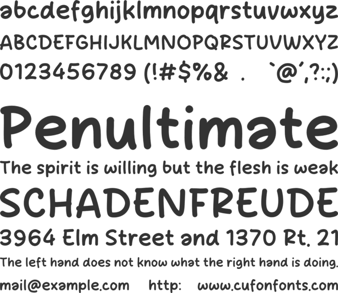 Paper Noise font preview