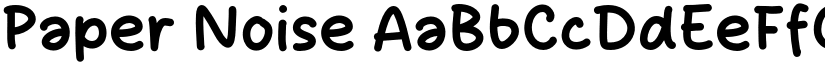 Paper Noise font