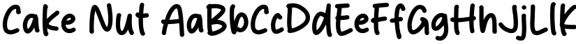 Cake Nut font download
