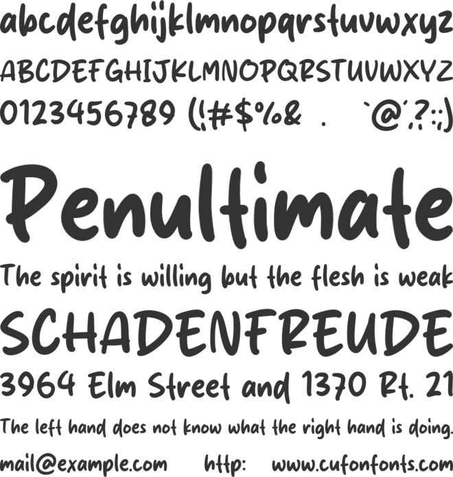 Miso Fish font preview