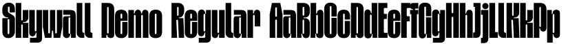 Skywall Demo Regular font