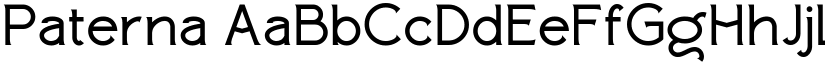 Paterna font
