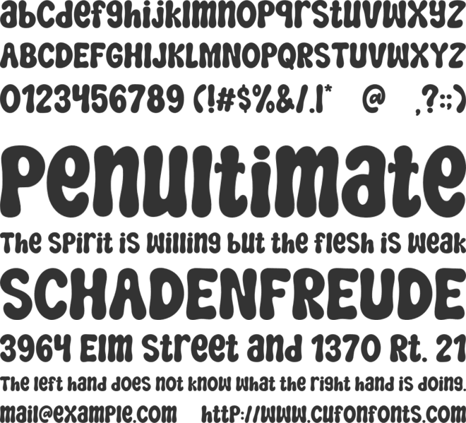 Christmas Alphabet font preview