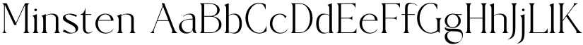 Minsten font download