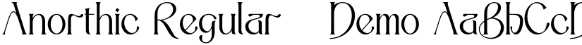 Anorthic Regular-Demo font