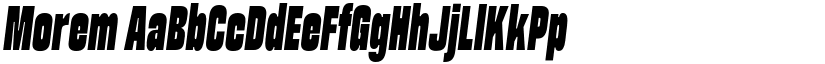 Morem font