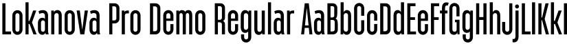 Lokanova Pro Demo Regular font