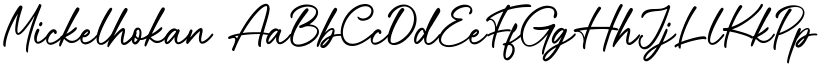Mickelhokan font download