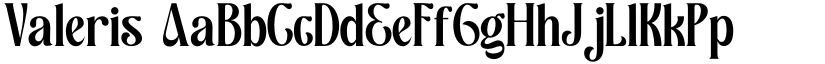 Valeris font download