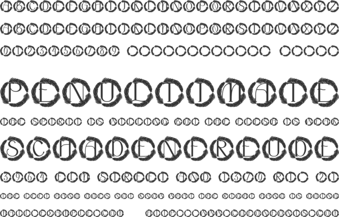 Brixton Monogram font preview