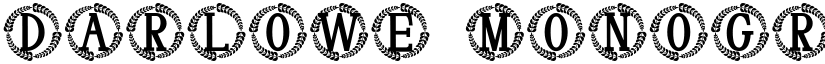 Darlowe Monogram font download