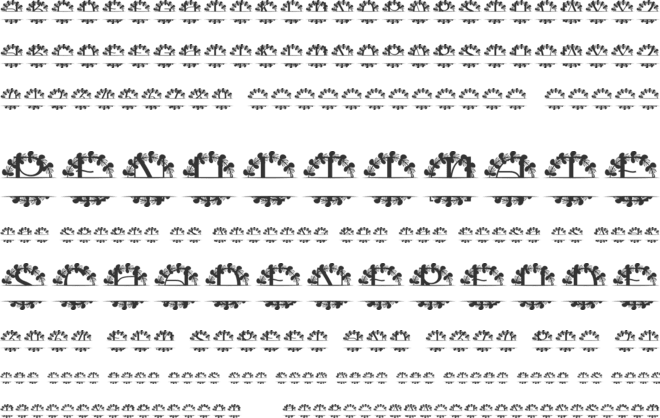 Crestoriax Split Monogram font preview