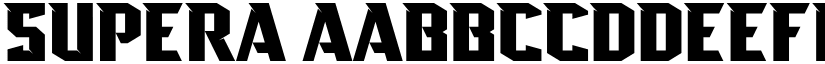 Supera font