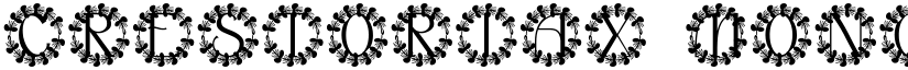 Crestoriax Monogram font