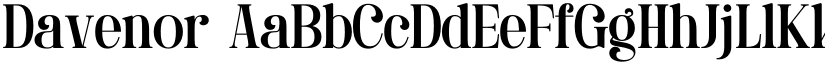 Davenor font download