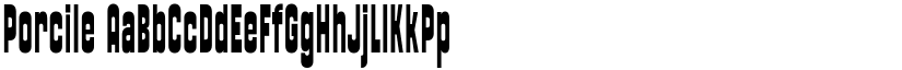 Porcile font