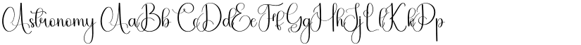 Astronomy font download
