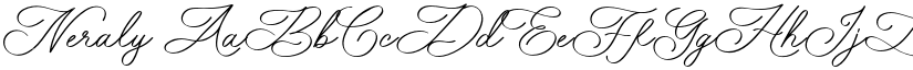Neraly font