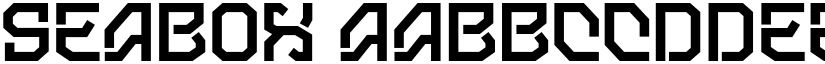 Seabox font