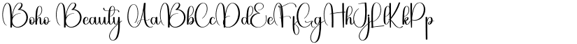 Boho Beauty font download