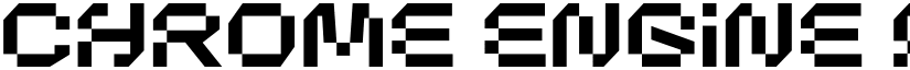 Chrome Engine font