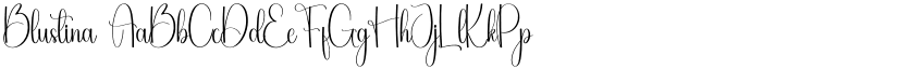 Blustina font download