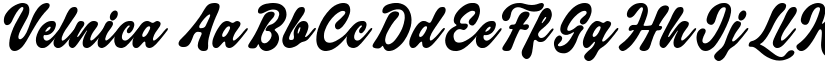 Velnica font