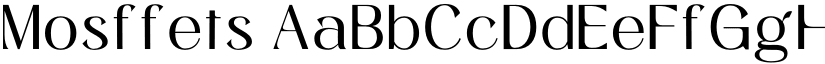 Mosffets font download