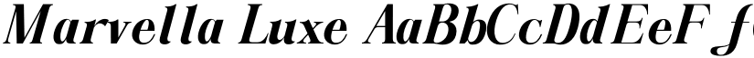 Marvella Luxe font download