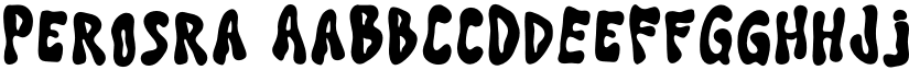 Perosra font download