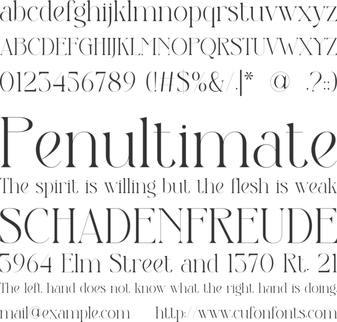 Northen Glitch font preview