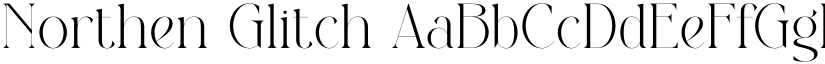 Northen Glitch font download