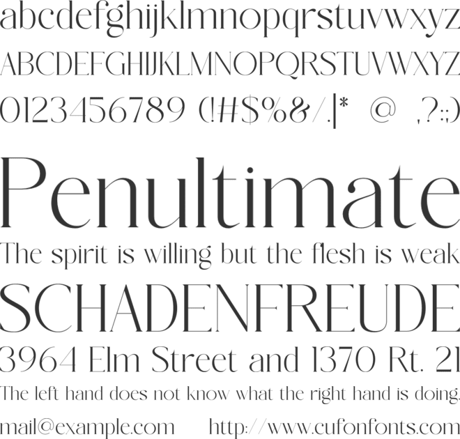 Moresa Callote font preview