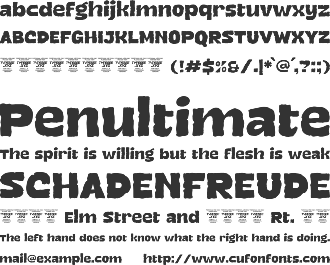 Fatal Circuit font preview