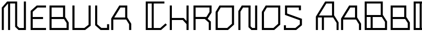 Nebula Chronos font