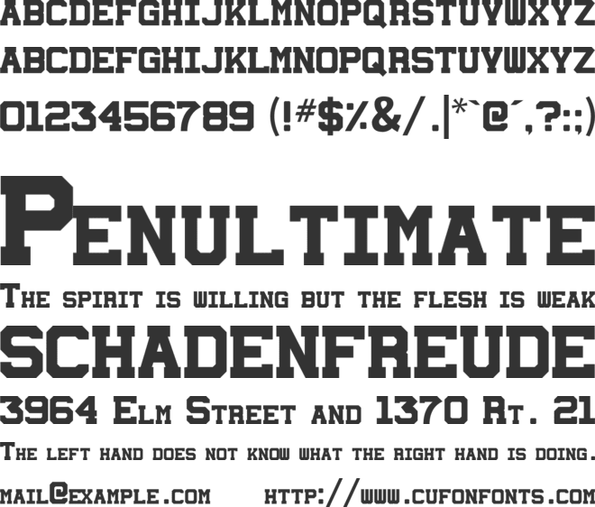 Station 232 font preview