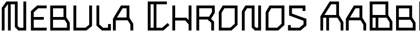 Nebula Chronos font