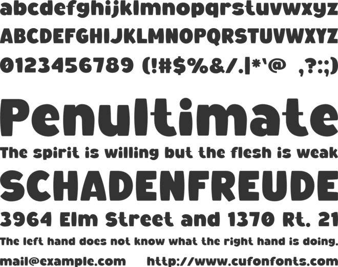 PLAYGAME font preview