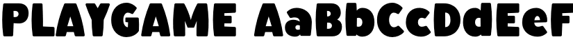 PLAYGAME font